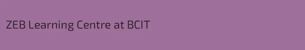 ZEB Learning Centre at BCIT